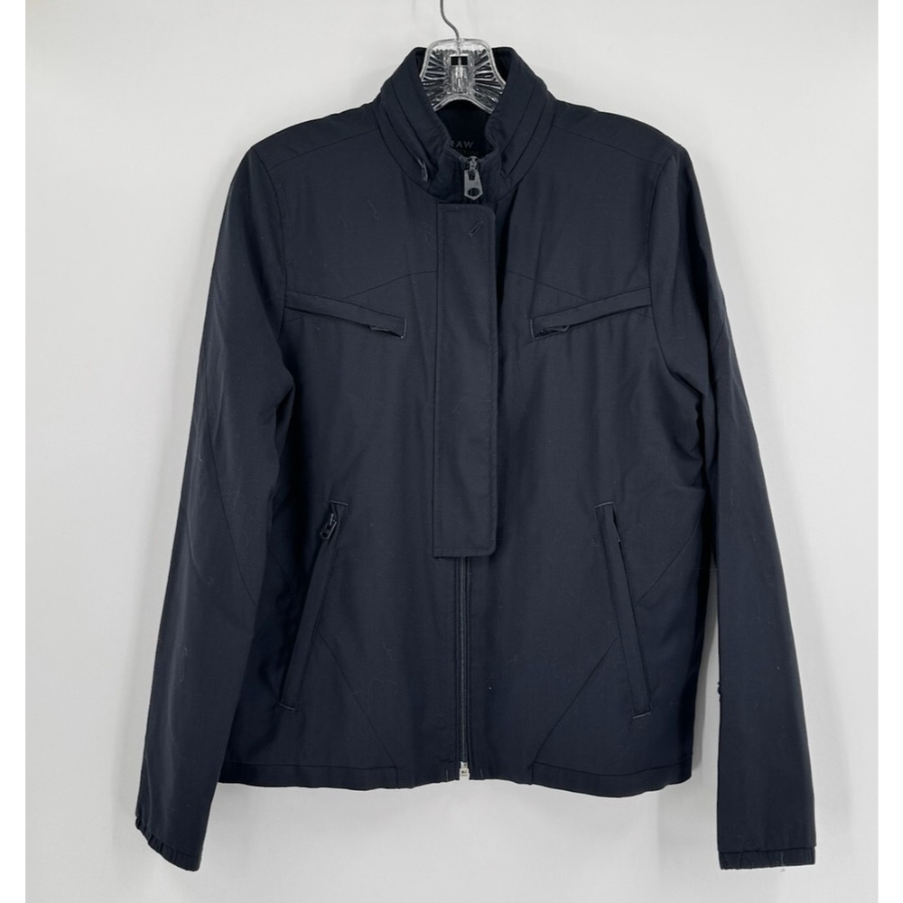 G Star Raw CorrectLine Womens Black Lightweight Correct Jogging Jacket Sz M